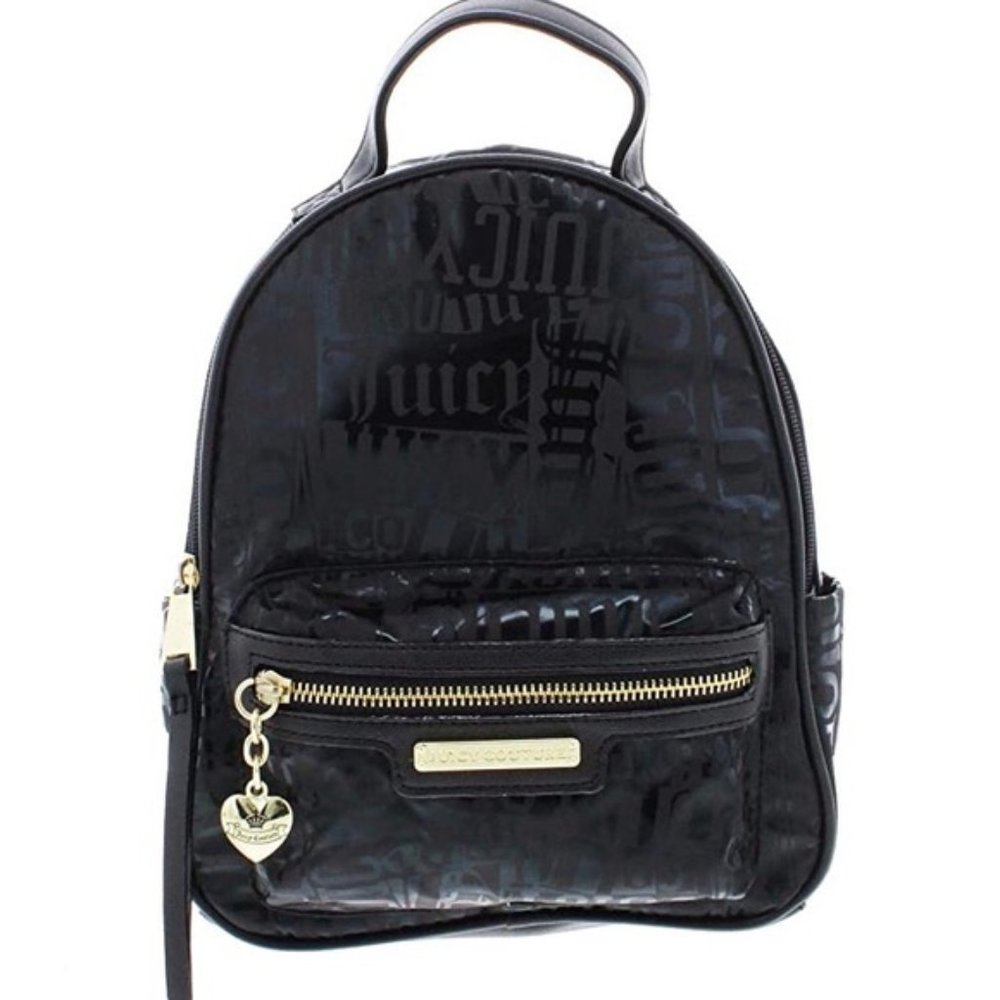 Juicy Couture Ransom Note Black Backpack